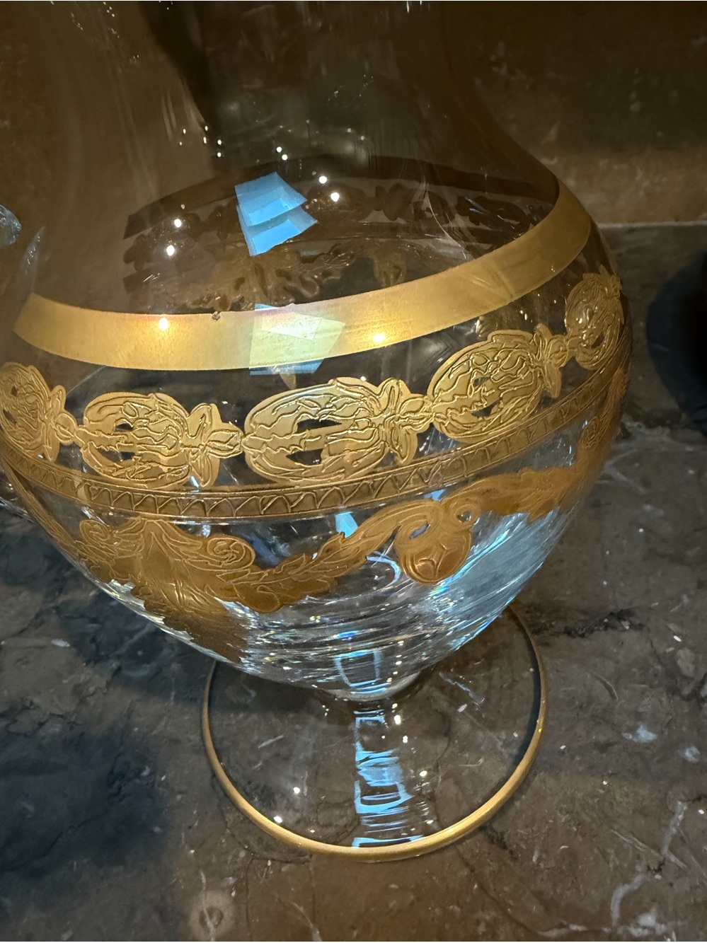 Arte Italica Rare Vetro Gold pitcher - Picture 5 of 11